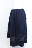 画像1: axes femme / サイド釦アシンメトリースカート M ネイビー O-25-05-18-030-AX-SK-IG-ZI (1)