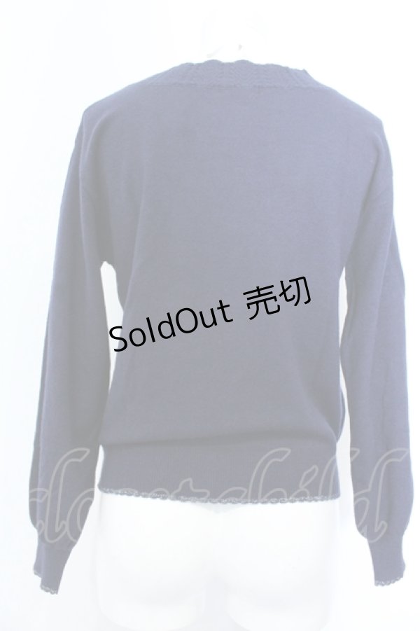 画像2: axes femme / スノーノルディックニット M ネイビー O-25-05-18-031-AX-TO-IG-OS (2)