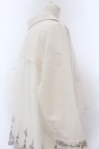 画像2: axes femme / バック刺繍開襟ブラウス M アイボリー O-25-05-18-036-AX-BL-IG-OS (2)