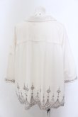 画像3: axes femme / バック刺繍開襟ブラウス M アイボリー O-25-05-18-036-AX-BL-IG-OS (3)