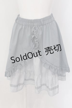 画像: axes femme / フリルフレアスカート M ミントブルー O-25-05-19-053-AX-SK-OW-OS