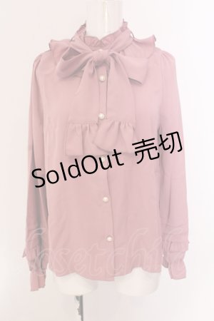 画像: axes femme kawaii / ピンタック袖デザインブラウス M ピンク O-25-05-19-061-AX-BL-IG-OS