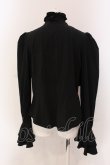 画像5: MARBLE / ロングタックドレープ十字架タイ付きブラウス L ブラック O-25-05-19-064-GO-BL-IG-OS (5)