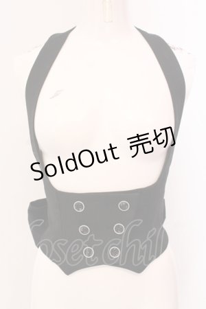 画像: Sheglit / "Agnes"ダブルベスト M ブラック O-25-05-19-069-EL-JA-IG-OS
