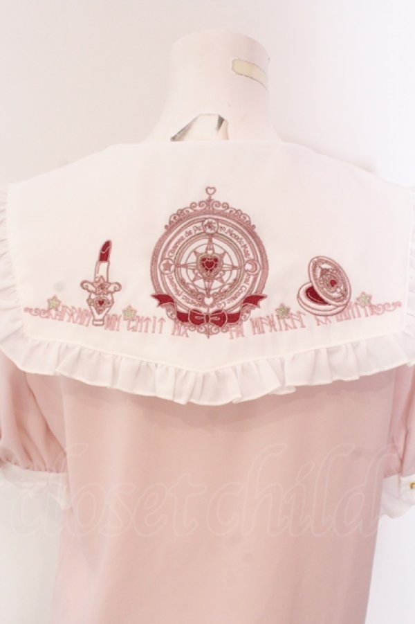 画像5: Amavel / Magical Cosmic Cosmetic 半袖ブラウス  ピンク O-25-05-19-072-CA-BL-IG-OS (5)