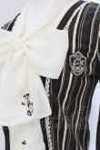 画像2: axes femme / ボウタイレイヤード風カットソー  ブラウン×アイボリー O-25-05-19-083-AX-TO-IG-OS (2)
