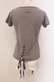 画像1: Jean Paul GAULTIER FEMME / バックレースアップTシャツ 40 グレー O-25-05-19-089-LO-TO-IG-OS (1)