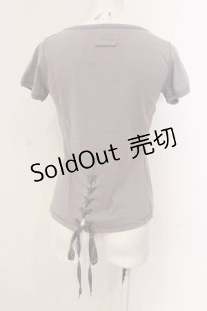 画像: Jean Paul GAULTIER FEMME / バックレースアップTシャツ 40 グレー O-25-05-19-089-LO-TO-IG-OS