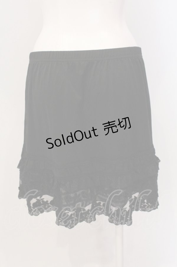 画像3: axes femme / 立体バラモチーフペチスカート M クロ O-25-05-19-014-AX-TO-OW-OS (3)