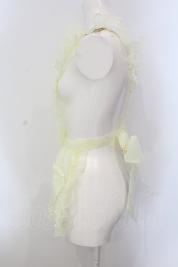 画像3: Angelic Pretty / Heart Fairyフリルエプロン  イエロー O-25-05-20-002-AP-TO-OW-OS (3)