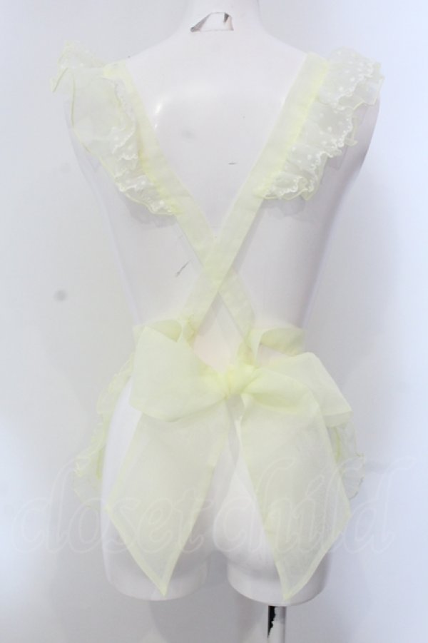 画像4: Angelic Pretty / Heart Fairyフリルエプロン  イエロー O-25-05-20-002-AP-TO-OW-OS (4)