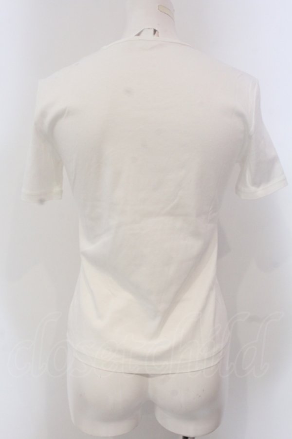 画像2: INGEBORG / ドットチュールカメリアTシャツ 9 シロ O-25-05-22-072-LO-TS-IG-OS (2)