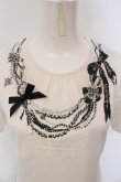 画像2: INGEBORG / ネックレスプリントTシャツ 9 オフシロ O-25-05-22-073-LO-TS-IG-OS (2)