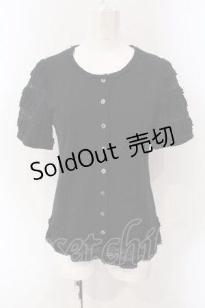 画像: INGEBORG / ティアードレーススリーブカットワンピース  くろ O-25-05-22-082-LO-TO-IG-OS