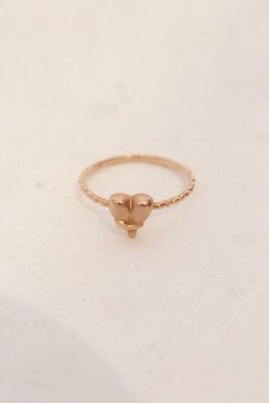 画像: Q-pot. / 【K10/Pink Gold】メルティーハート リング 約10.5号 ピンクゴールド O-25-05-22-024-QP-AC-IG-OS