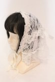 画像1: axes femme / マルチWAYバブーシュカ  シロ O-25-05-22-003-AX-ZA-OW-OS (1)