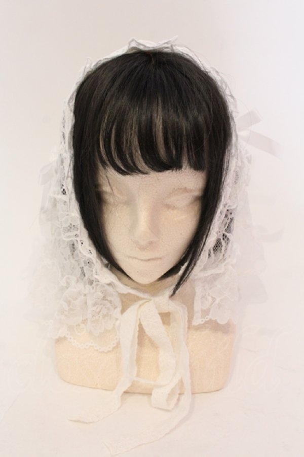 画像2: axes femme / マルチWAYバブーシュカ  シロ O-25-05-22-003-AX-ZA-OW-OS (2)