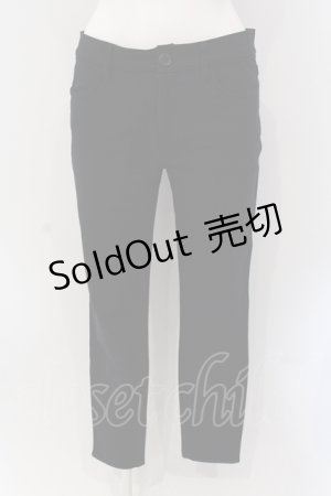 画像: INGEBORG / ストレッチパンツ 9 クロ O-25-05-22-034-LO-PA-OW-ZT