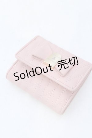 画像: ｍ petit by misako / 青木美沙子×NINA’S三つ折り財布  ピンク O-25-05-23-001-LO-ZA-IG-ZT434-F004