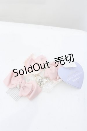 画像: axes femme kawaii / スウィートペアリボンバレッタ  ピンク O-25-05-23-007-AX-AC-OW-OS