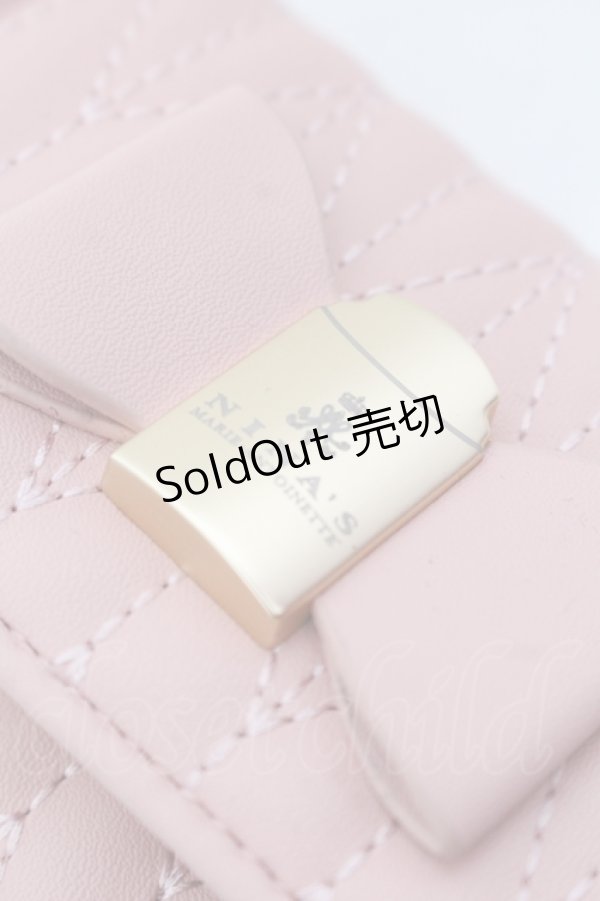 画像2: ｍ petit by misako / 青木美沙子×NINA’S三つ折り財布  ピンク O-25-05-23-001-LO-ZA-IG-ZT434-F004 (2)