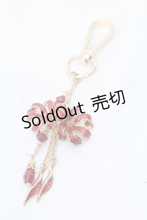 画像: axes femme / 彼岸花バッグチャーム  ゴールド O-25-05-23-015-AX-ZA-OW-OS