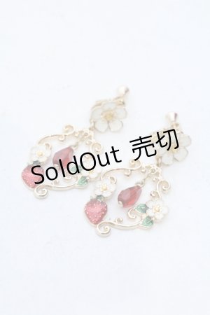 画像: axes femme POETIQUE / いちごイヤリング  ゴールド O-25-05-23-017-AX-AC-OW-OS