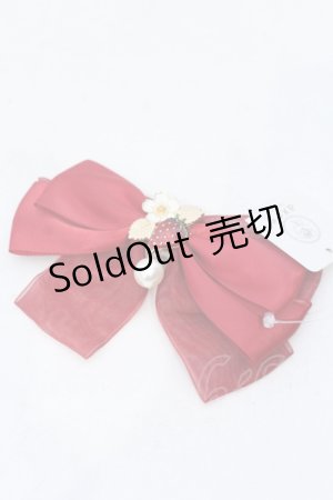 画像: axes femme POETIQUE / いちごリボンクリップ  アカ O-25-05-23-009-AX-AC-OW-OS