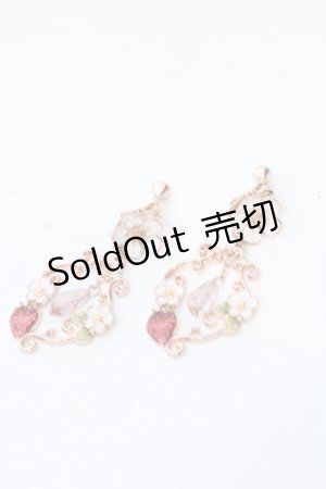 画像: axes femme POETIQUE / いちごイヤリング  ピンクゴールド O-25-05-23-020-AX-AC-OW-OS