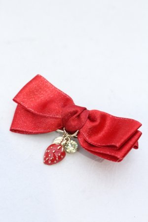 画像: axes femme / フレッシュベリーヘアクリップ  アカ O-25-05-23-023-AX-AC-OW-OS