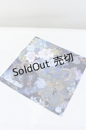 画像: Qutie Frash / アメQガチャハンドタオル  和柄 ブルー O-25-05-23-028-QU-ZA-IG-OS