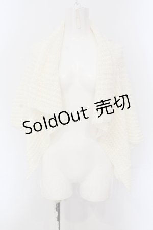 画像: INGEBORG / ネットカーディガン  アイボリー O-25-05-26-001-LO-TO-IG-OS