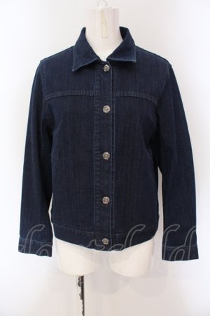 画像: INGEBORG / バックプリーツストレッチデニムジャケット  インディゴ O-25-05-26-004-LO-JA-IG-OS