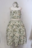 画像1: Forest Wardrobe / 森林の休日ジャンパースカート 2XL 緑花花 O-25-05-26-033-LO-OP-YM-OS (1)