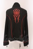 画像3: Qutie Frash / サイバーZIPカーデ  レッド×ブラック O-25-05-26-036-QU-JA-IG-OS (3)