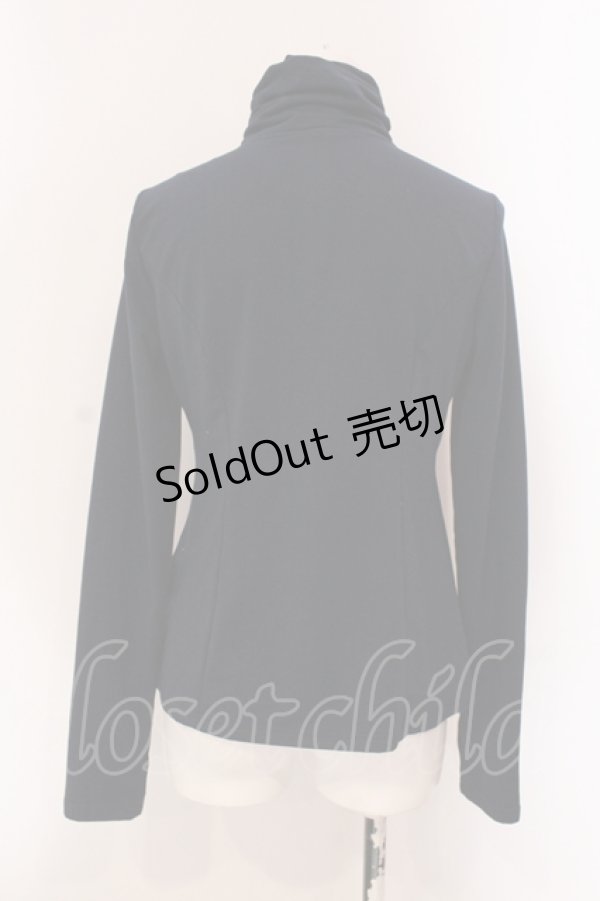 画像3: Ozz oneste / ギャザーネック裏起毛カットソー  ネイビー O-25-05-26-044-OO-TO-IG-OS (3)