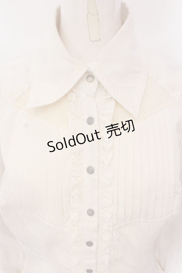 画像2: Ozz oneste / 2WAYピンタックブラウス  オフシロ O-25-05-26-045-OO-BL-IG-OS (2)