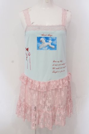 画像: Candy Stripper / MY FAVORITE CAMISOLE ONE-PIECE　ワンピース F ミントグリーン×ピンク O-25-05-26-058-PU-OP-OW-OS