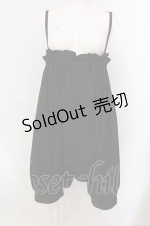 画像: PEACE NOW / ギャザーサルエルパンツ M ブラック O-25-05-26-075-PU-PA-OW-ZS