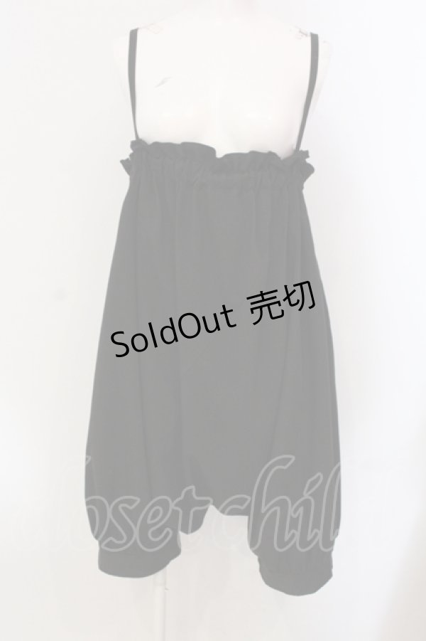 画像1: PEACE NOW / ギャザーサルエルパンツ M ブラック O-25-05-26-075-PU-PA-OW-ZS (1)