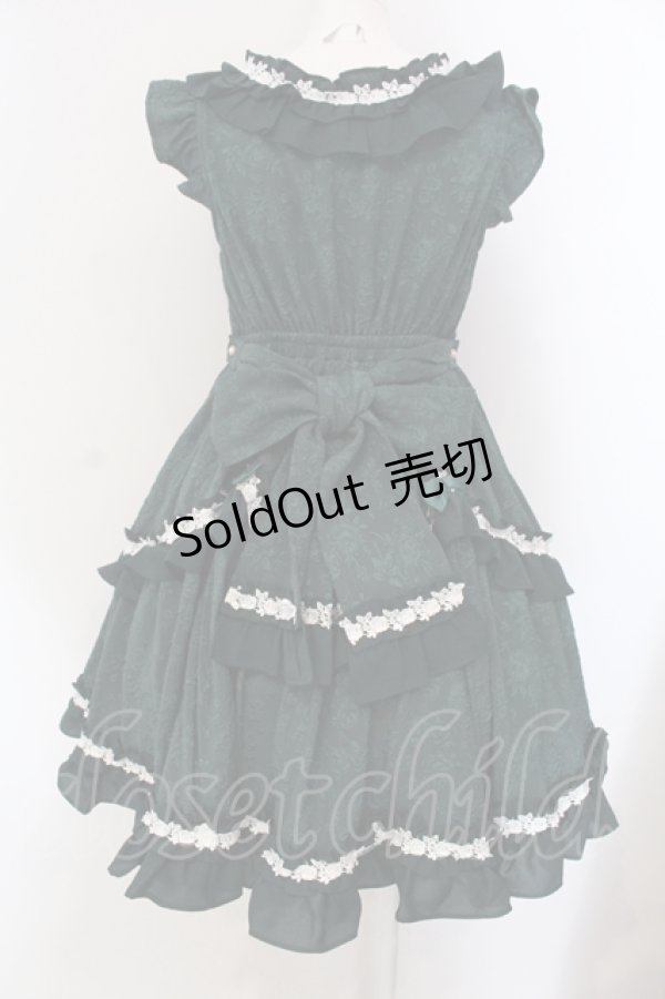 画像4: axes femme kawaii / レディローズジャンスカ M グリーン O-25-05-26-083-AX-OP-OW-OS (4)
