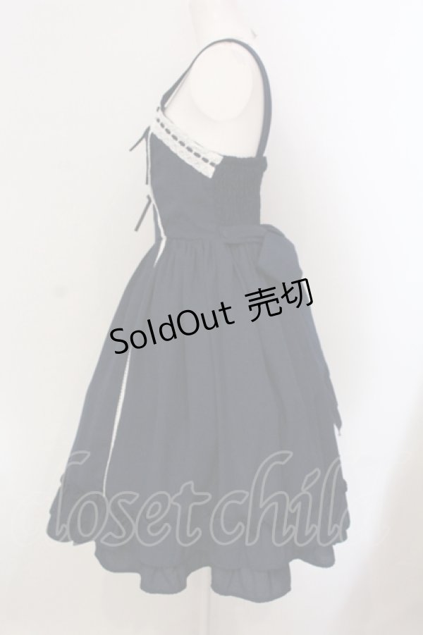 画像3: axes femme kawaii / リナズジャンパースカート M ネイビー O-25-05-26-084-AX-OP-OW-OS (3)