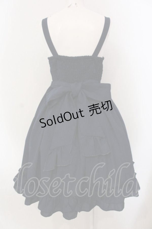 画像4: axes femme kawaii / リナズジャンパースカート M ネイビー O-25-05-26-084-AX-OP-OW-OS (4)