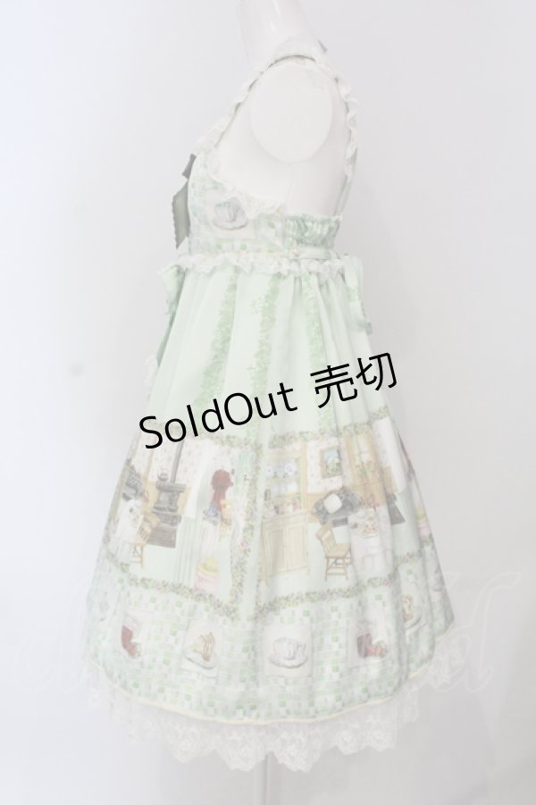 画像4: BABY,THE STARS SHINE BRIGHT / 覚めない夢をみるための Re・ci・pe Shirlyジャンパースカート  ミント O-25-05-26-089-BA-OP-IG-OS (4)