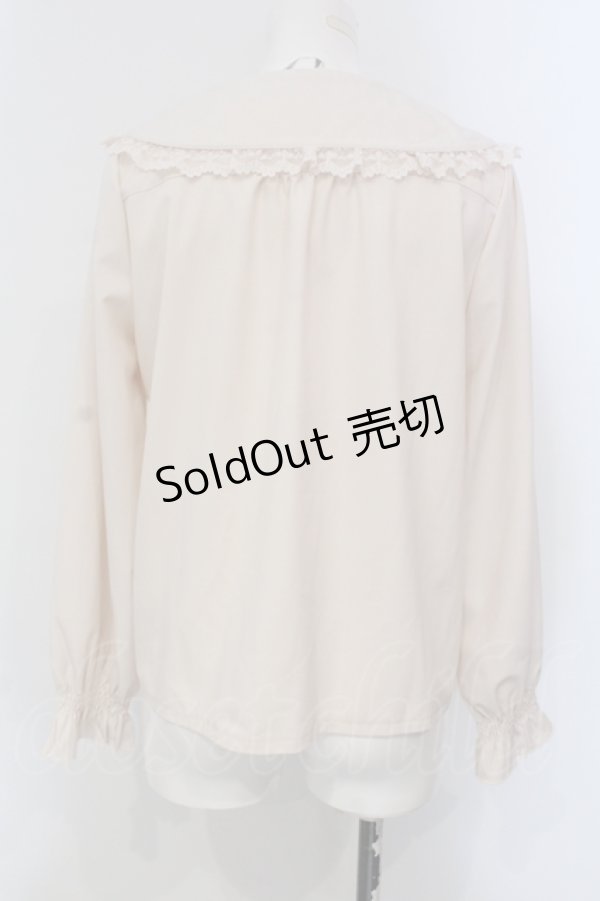 画像4: axes femme POETIQUE / ストロベリーフィールドブラウス M キナリ O-25-05-26-096-AX-BL-OW-OS (4)