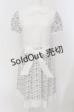 画像: Jane Marple / フラワードットレースのワンピース M シロ O-25-05-26-105-JM-OP-IG-OS
