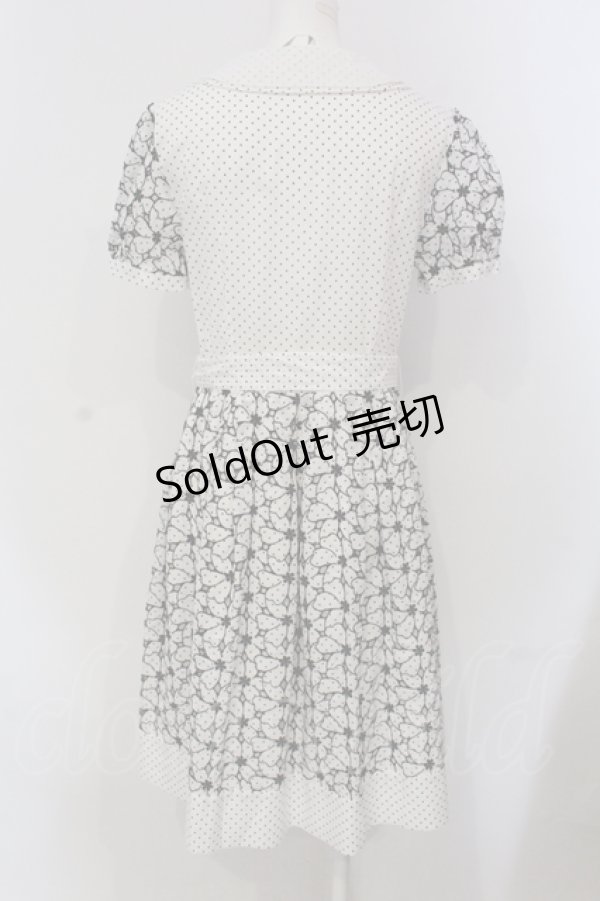 画像3: Jane Marple / フラワードットレースのワンピース M シロ O-25-05-26-105-JM-OP-IG-OS (3)