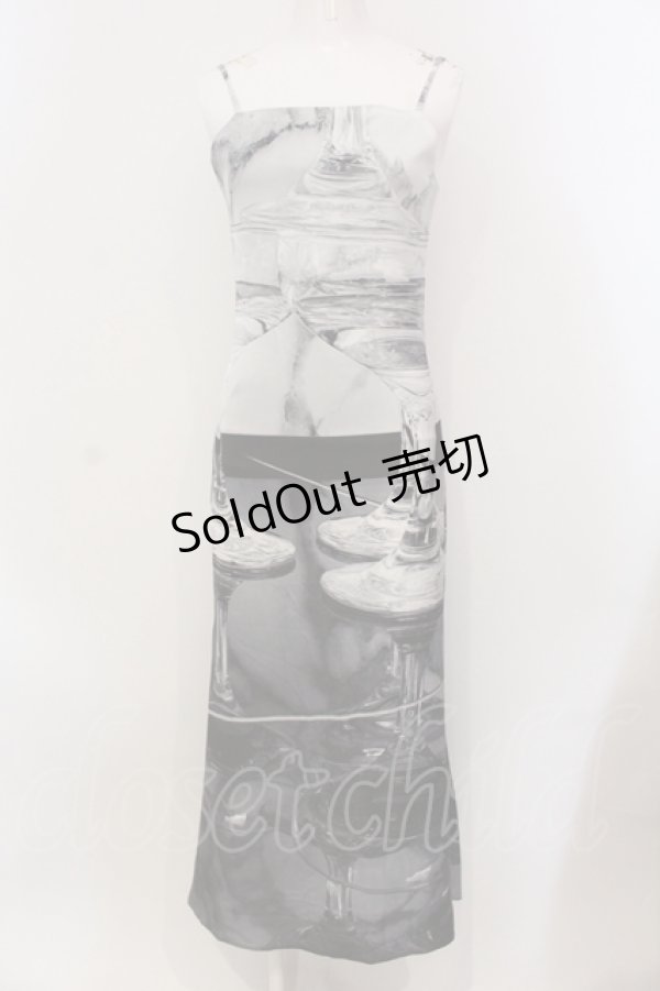 画像1: Melt the lady / glass dress　ワンピース F グレー系 O-25-05-26-113-PU-OP-OW-OS (1)