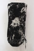 画像3: ALGONQUINS / ムラ柄レースアップタンクトップ F ブラック O-25-05-26-120-AL-TO-OW-OS (3)