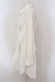 画像3: INGEBORG / レースモチーフ配色開襟シャツワンピース 9 シロ O-25-05-26-017-LO-OP-IG-OS (3)